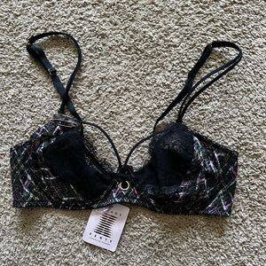 Savage Fenty Black and Multicolor Lace Bra